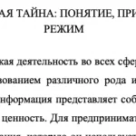 Иллюстрация №1: Коммерческая тайна (Бизнес план - Менеджмент организации).